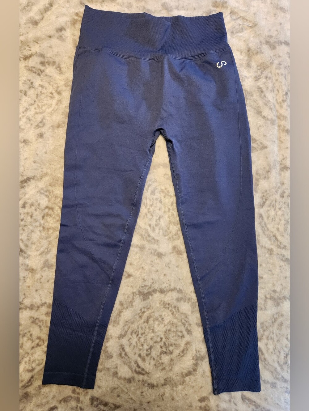 Curves N Combatboots Contour Seamless Leggings Dark Blue